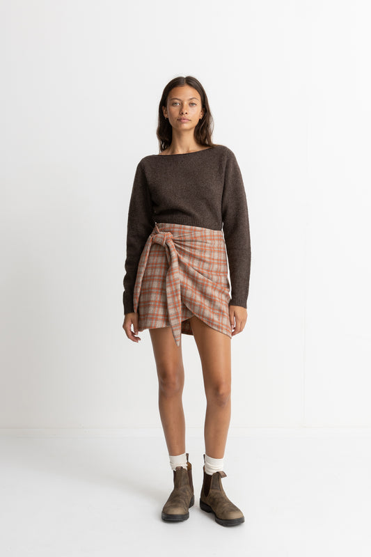 flannel skirts, mini, wrap around skirt