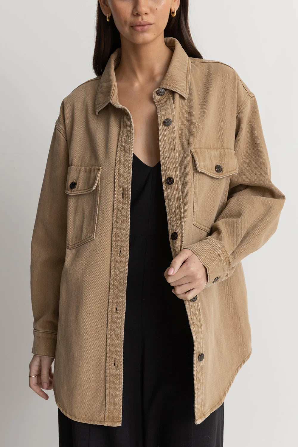 women's oversized denim jacket