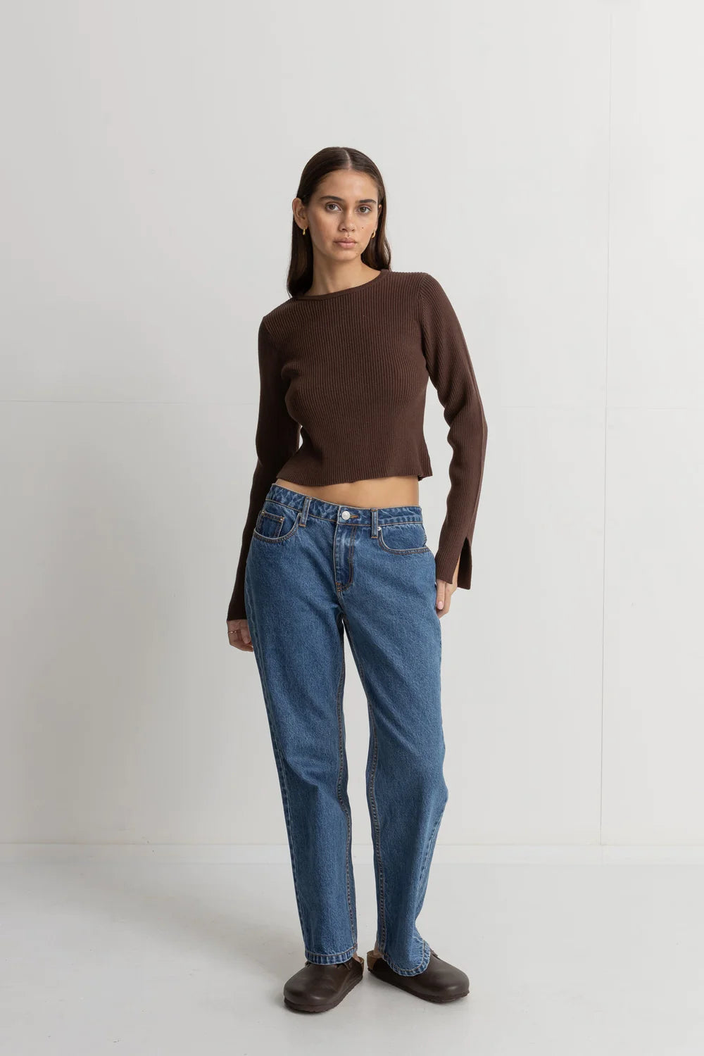 ribbed long sleeve