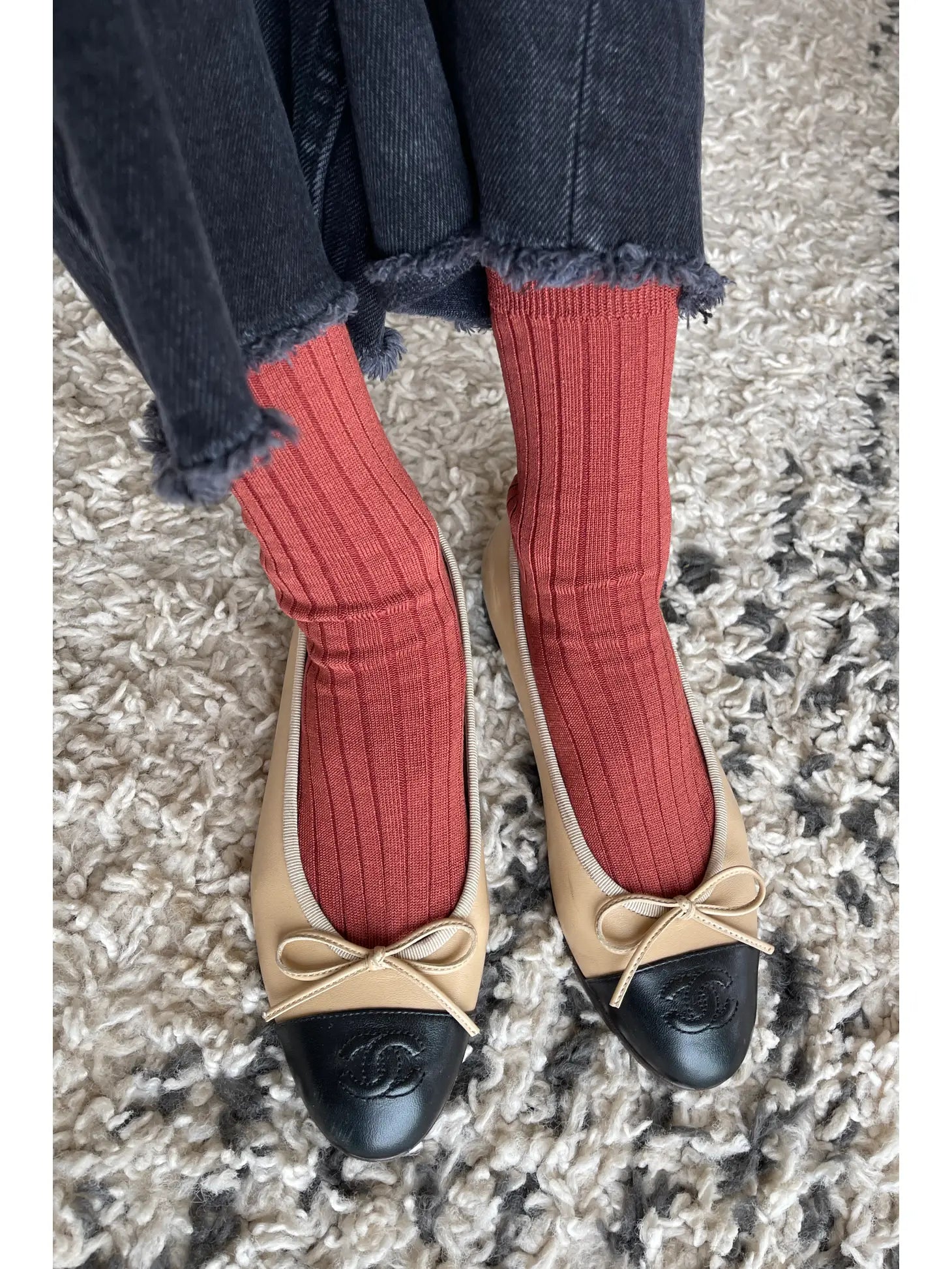 womens long cotton socks 