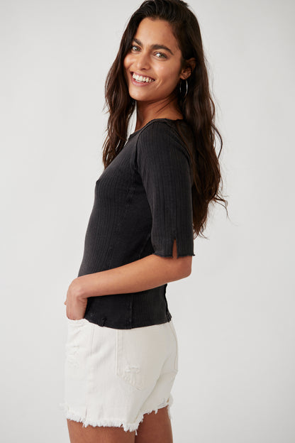 ribbed long sleeve on sale