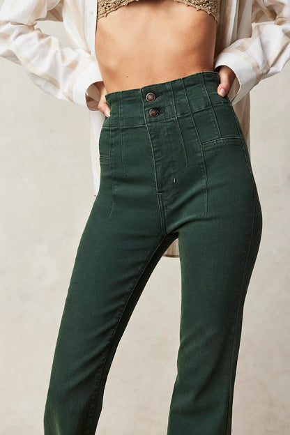 women's high rise flares
