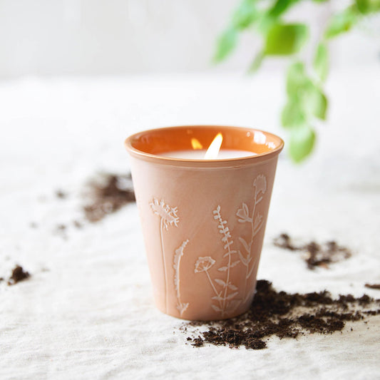 Peony + Pomelo Garden Pot Candle