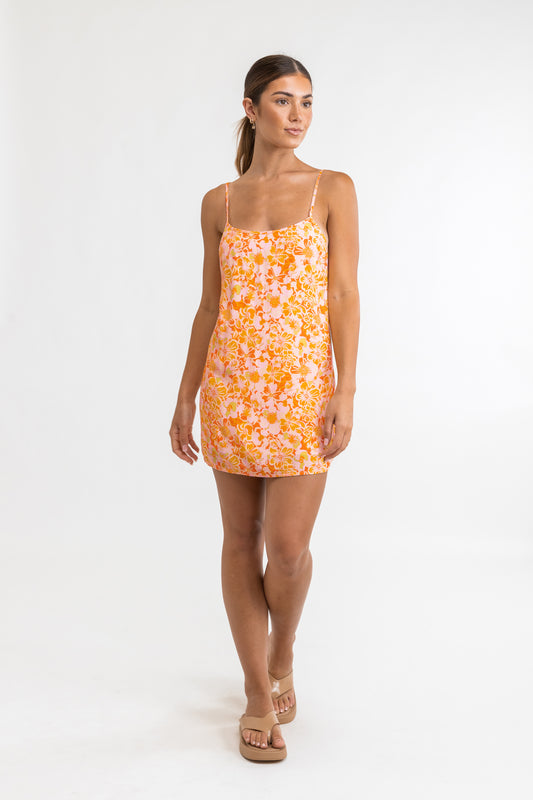 Evangeline Floral Mini Slip